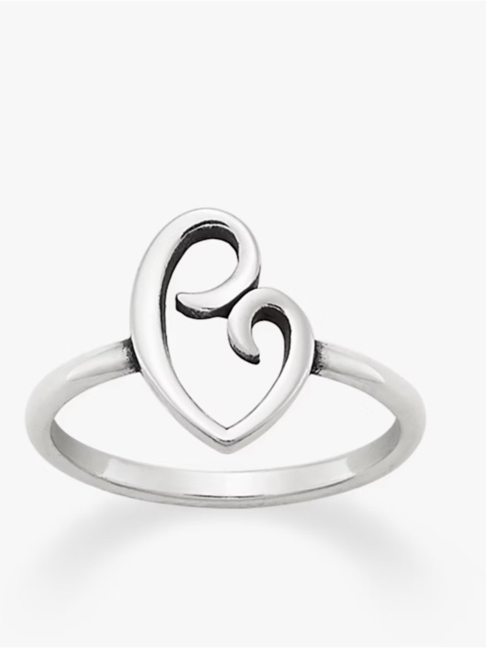 James Avery Delicate Mother’s Love ring - Silver. Size 7